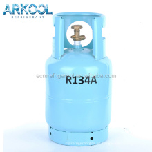 F-GAS 12L 40L 50L 60L Cilíndrico refrigerable Refrigerante Gas R134A/R134/134A Exportación al mercado de la UE